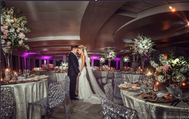 Buffet and catering station onboard event vessel