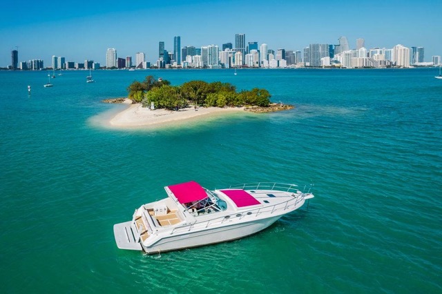 Sea Ray 55′ Last Flight Pink Yacht