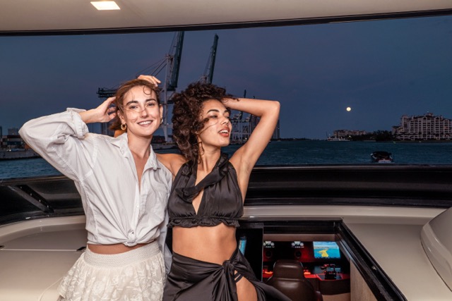 Miami Boat Rentals & Tours — aerial of yacht charter