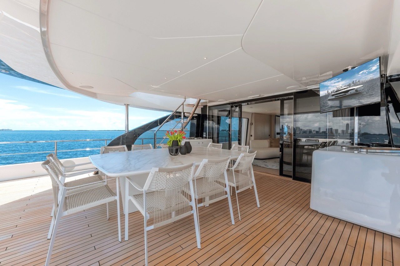 125 Azimut Grande 36 Metri (2025) - Bimini Charters 31 Tender & toys β stowed