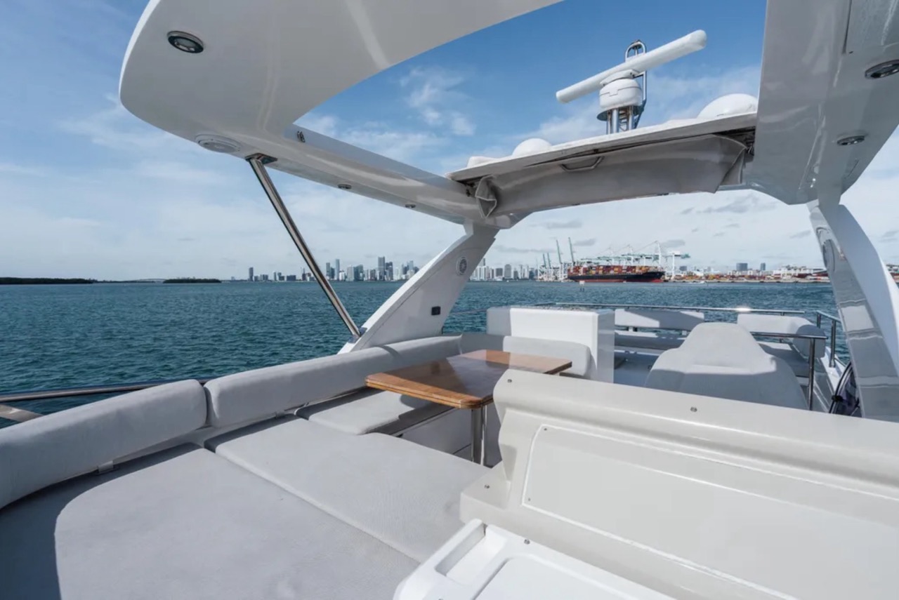 Azimut 50 ft - Bimini Charters 19 Head with vanity & shower