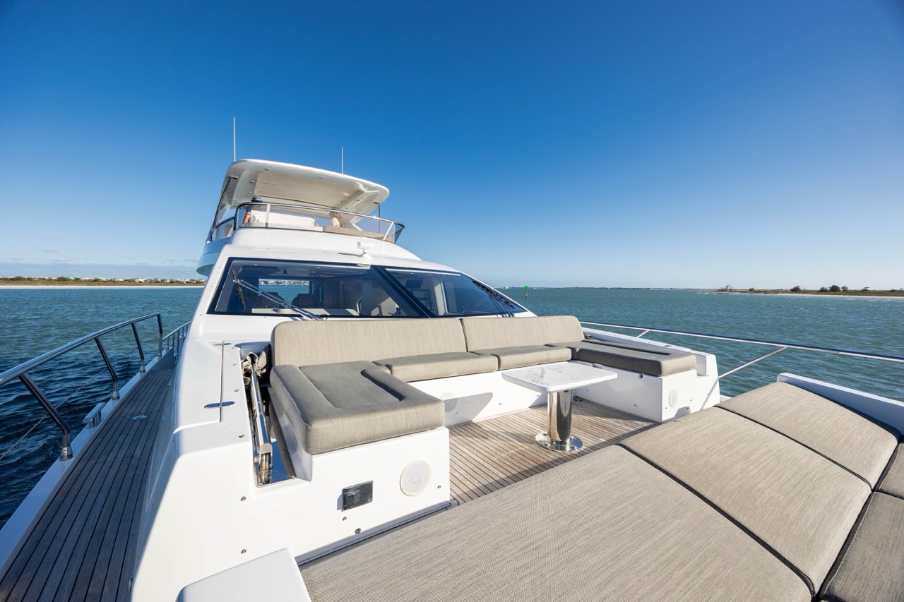 Azimut 75 ft 2021 - Bimini Charter 2 Aerial view β three quarter