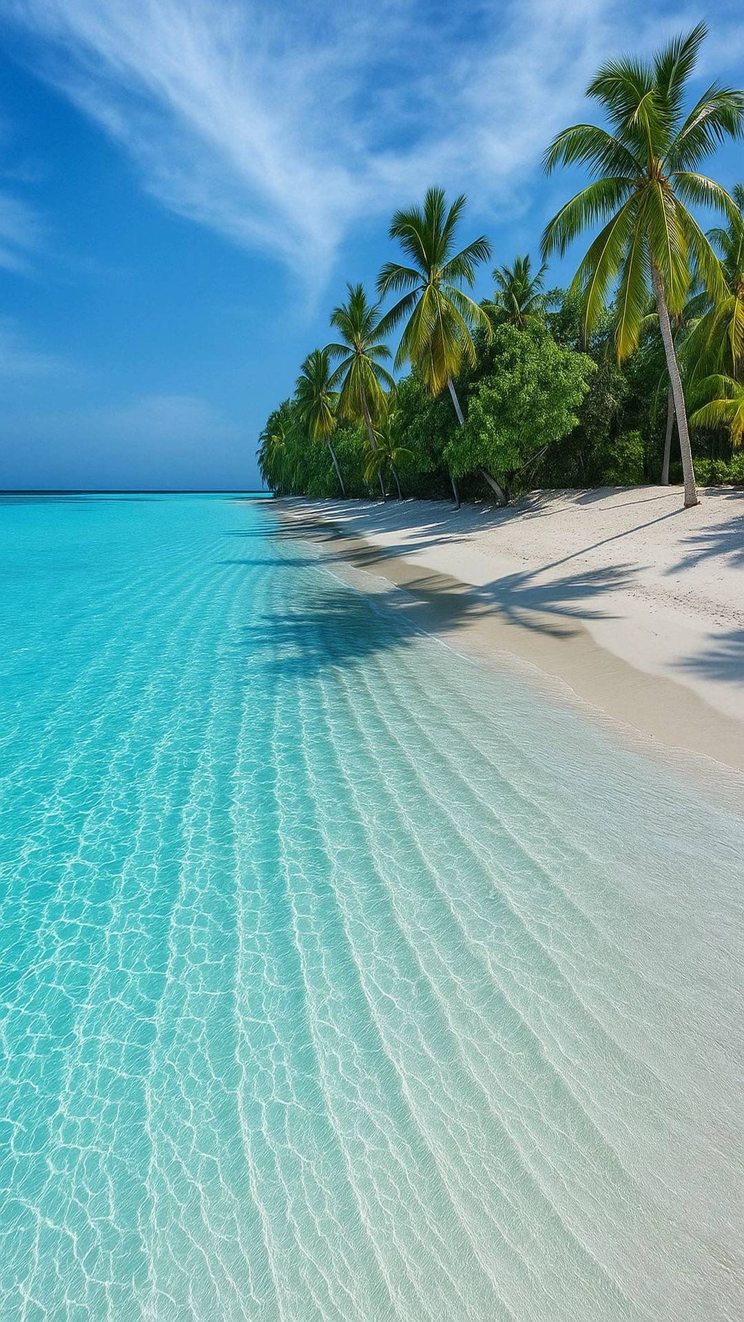 Bimini beach scenery with turquoise water
